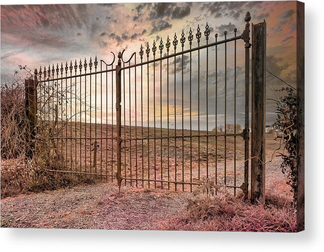 Gate Acrylic Print featuring the photograph The gate to another dimension by Yasmina Baggili