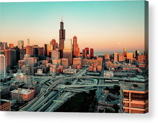Chicago Acrylic Print featuring the photograph The Loop by Jose Luis Vilchez