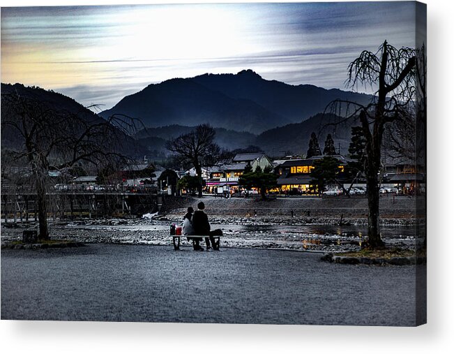 Lovers Acrylic Print featuring the photograph The lovers of Arashiyama by Worldwide Photography