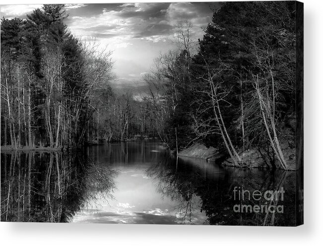 Holston Acrylic Print featuring the photograph The Mysterious South Fork by Shelia Hunt