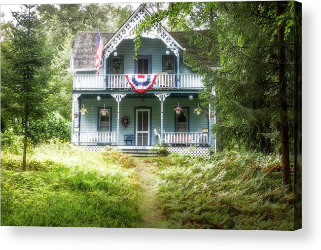 Bay View Acrylic Print featuring the photograph The Pathway to Grandma's House With Radiance by Robert Carter