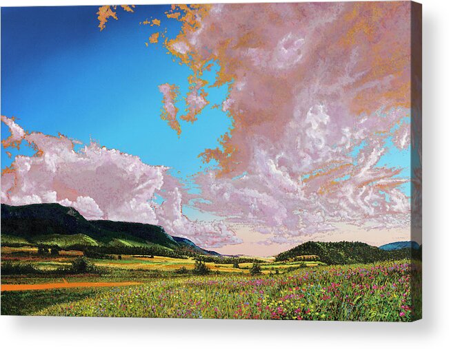 Impressionism Acrylic Print featuring the painting The Road to Oz by Darien Bogart