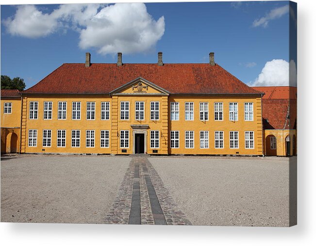 Roskilde Fjord Acrylic Print featuring the photograph the Royal Palace, Roskilde - Denmark by Pejft
