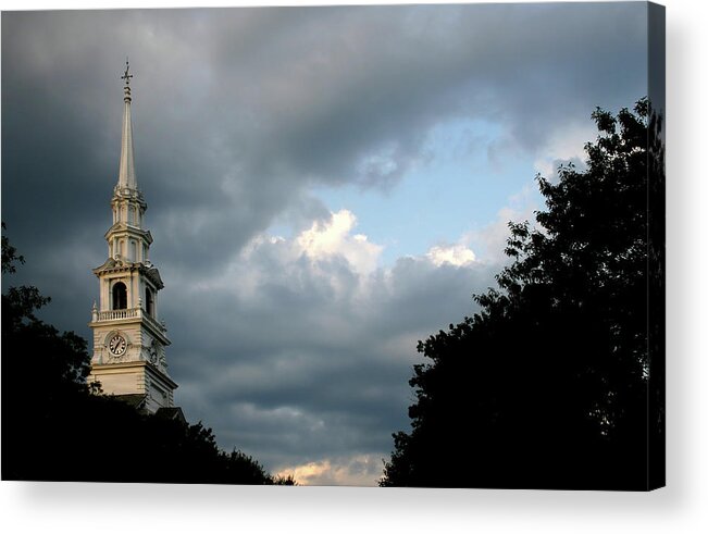 Keene Acrylic Print featuring the photograph The Spire by Wayne King