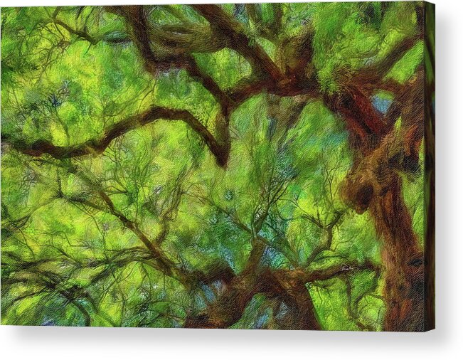 Tree Of Life Acrylic Print featuring the digital art The Tree of Life by Russ Harris