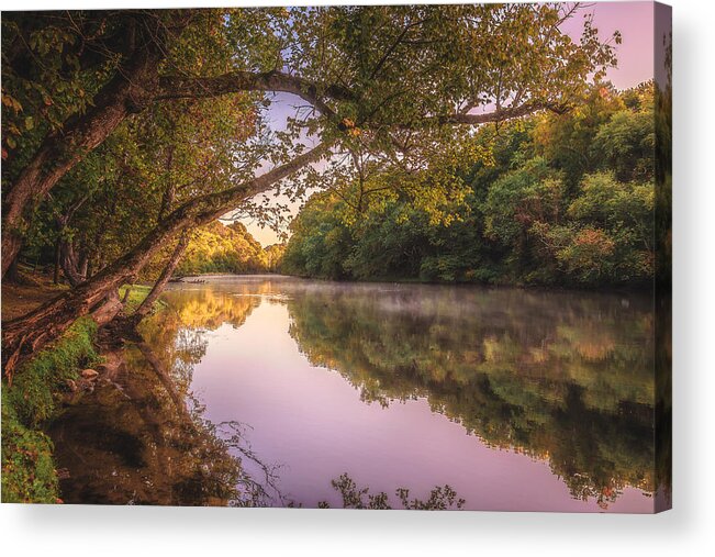 River Acrylic Print featuring the photograph The Watuga River by Tricia Louque