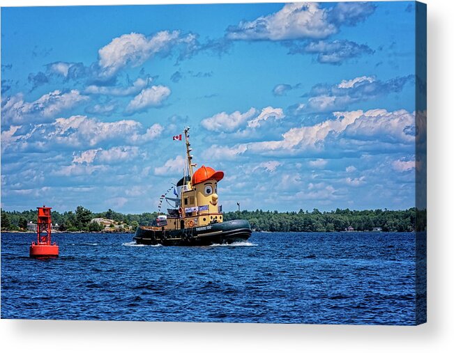 Singleton Photography Acrylic Print featuring the photograph Theodore Too The Tugboat by Tom Singleton