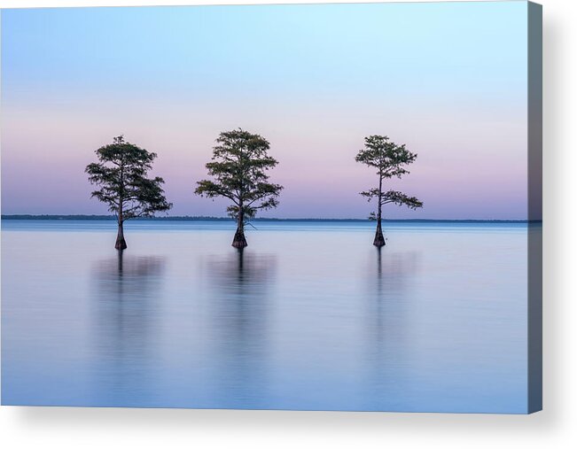 Sunset Acrylic Print featuring the photograph Three Amigos by Jim Miller