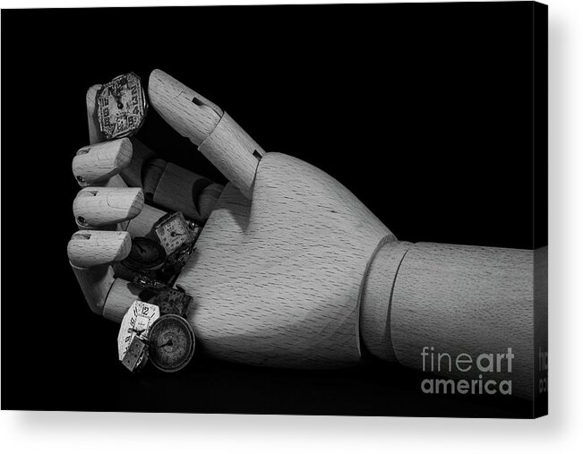 Watch Acrylic Print featuring the photograph Time on My Hands by Holly Ross