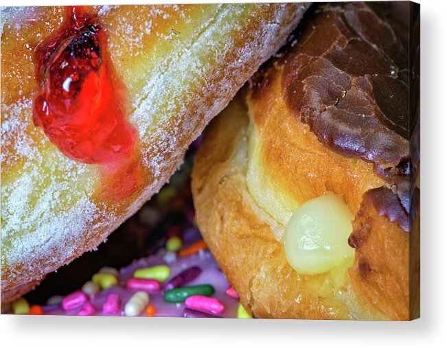 Donut Acrylic Print featuring the photograph Time to Eat the Donuts by Rick Berk