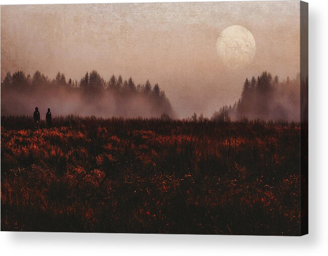 Land Acrylic Print featuring the photograph To the other world by Yasmina Baggili