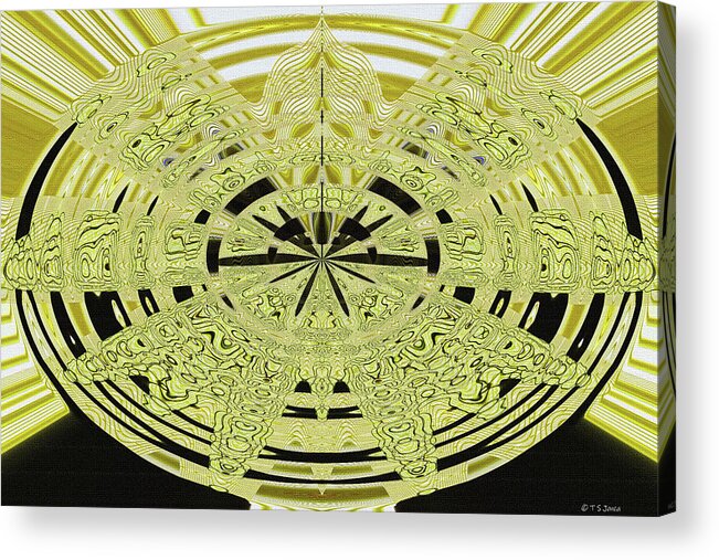 Tom Stanley Janca Abstract #1799 Ps1a Acrylic Print featuring the digital art Tom Stanley Janca Abstract #1799 ps1a by Tom Janca