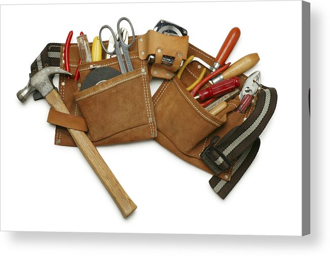 Expertise Acrylic Print featuring the photograph Tool Belt by Dny59