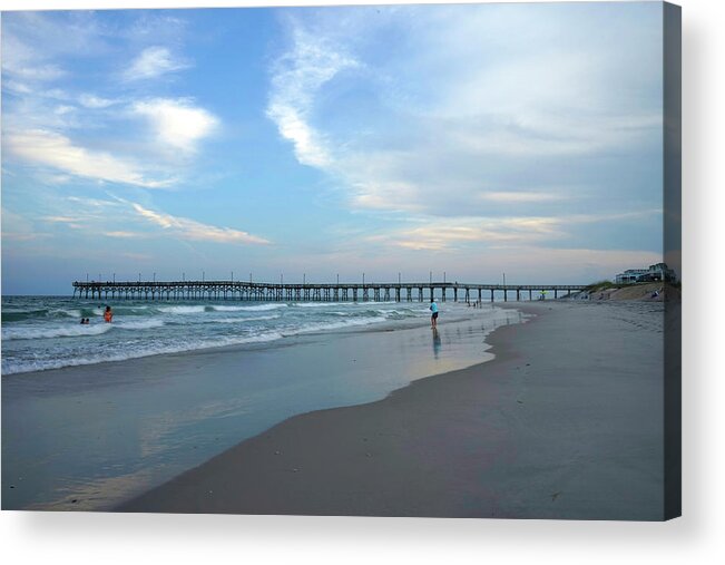 Beach Acrylic Print featuring the photograph Topsail Beach North Carolina by Mike McGlothlen
