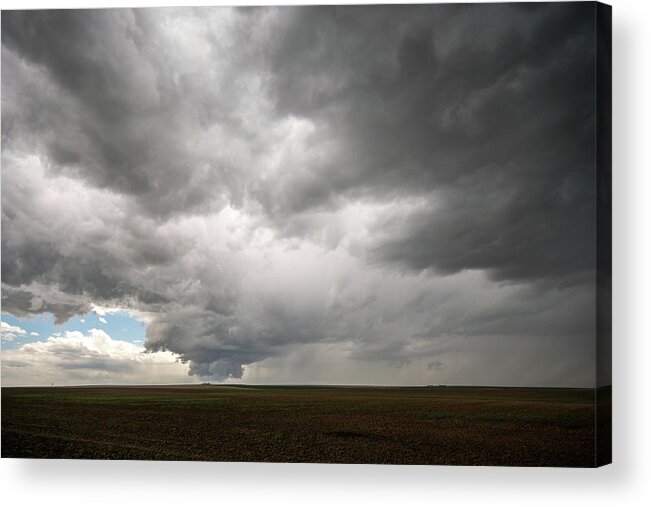 Storm Acrylic Print featuring the photograph Tornado Warned Storm by Wesley Aston