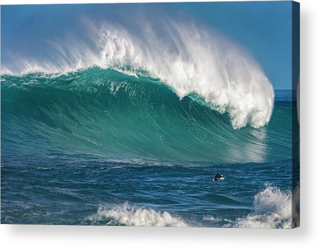 Sea Acrylic Print featuring the photograph Towards The Abyss by Sean Davey