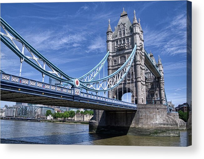 London Architecture Acrylic Print featuring the photograph Tower Bridge by Raymond Hill