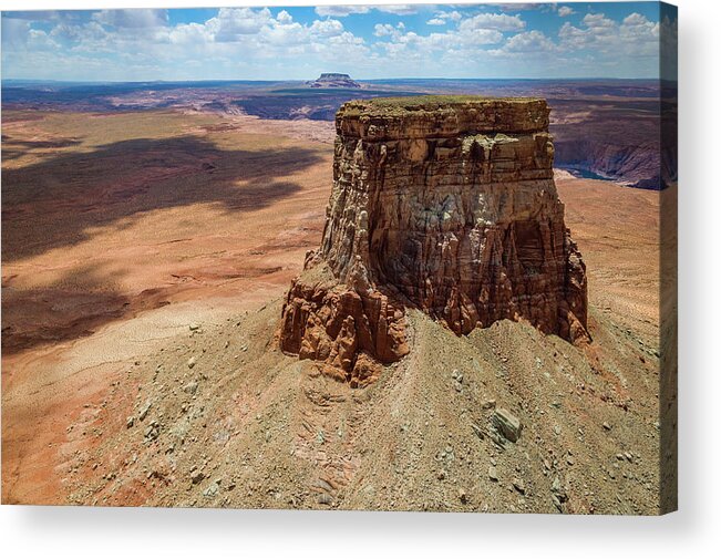Rock Formation Acrylic Print featuring the photograph Tower Butte by Rob Hemphill
