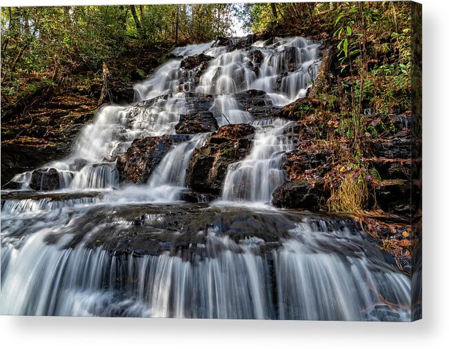 Trahlyta Acrylic Print featuring the photograph Trahlyta Falls At Vogel State Park by Jim Vallee