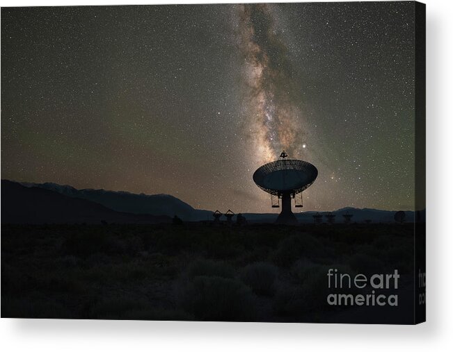 Caltech Acrylic Print featuring the photograph Transmitting by Michael Ver Sprill