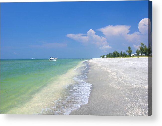Scenics Acrylic Print featuring the photograph Tropical Beach - Sanibel Island by Ziggymaj