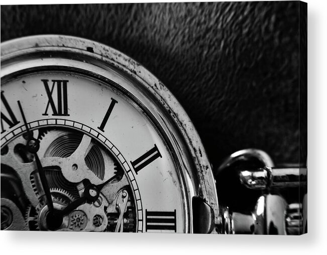 Pocket Watch Acrylic Print featuring the photograph Twenty Minutes by Neil R Finlay