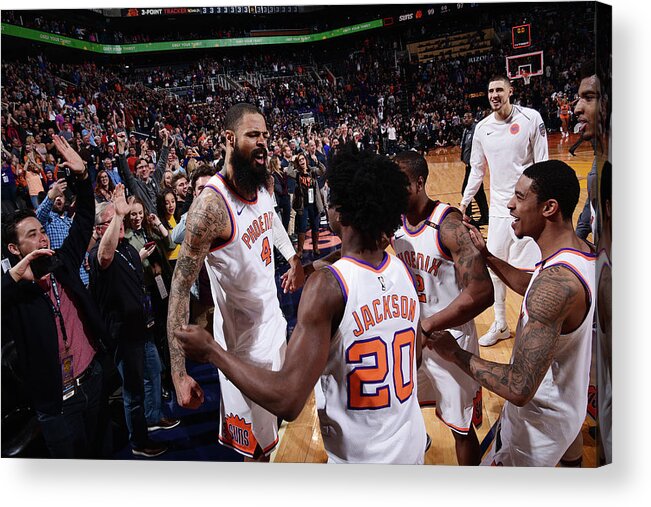 Tyson Chandler Acrylic Print featuring the photograph Tyson Chandler by Michael Gonzales