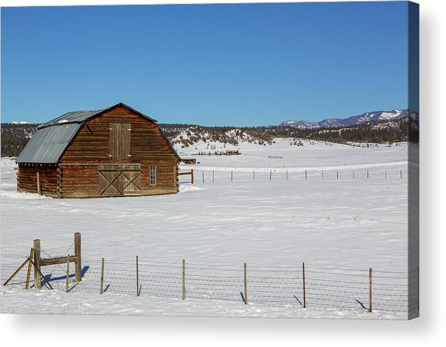 Winter Acrylic Print featuring the photograph Unspoiled Beauty by Steve Templeton