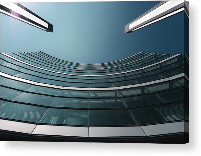 Curve Acrylic Print featuring the photograph up by Anton Schedlbauer