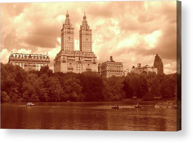 Central Park Print Acrylic Print featuring the photograph Upper West Side and Central Park, Manhattan by Monique Wegmueller