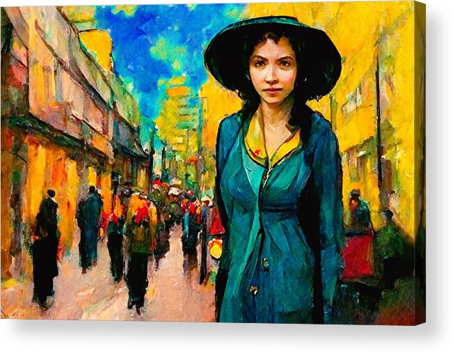 Vincent Van Gogh Acrylic Print featuring the digital art Van Gogh #10 by Craig Boehman