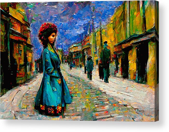 Vincent Van Gogh Acrylic Print featuring the digital art Van Gogh #8 by Craig Boehman