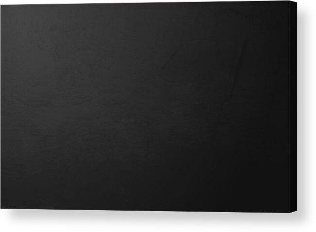 Material Acrylic Print featuring the drawing Vector illustration of a textured dark grey or black coloured backgrounds resembling slate by Desifoto 
