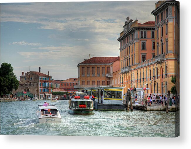 Venice Acrylic Print featuring the photograph Venice Italy by Ian Middleton