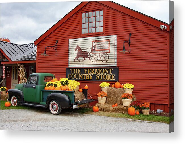 Vermont Country Store Acrylic Print featuring the photograph Vermont Country Store by Jeff Folger