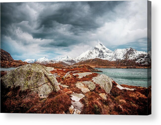Landscape Acrylic Print featuring the photograph Vibes Speak Louder Than Words by Philippe Sainte-Laudy