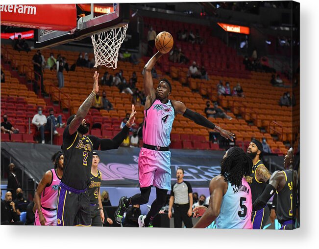 Victor Oladipo Acrylic Print featuring the photograph Victor Oladipo by Carlos Goldman