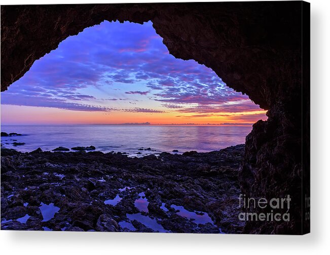 View Acrylic Print featuring the photograph View From A Cave by Eddie Yerkish