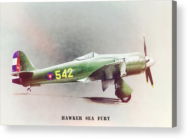 Aircraft Acrylic Print featuring the photograph War toy by Micah Offman