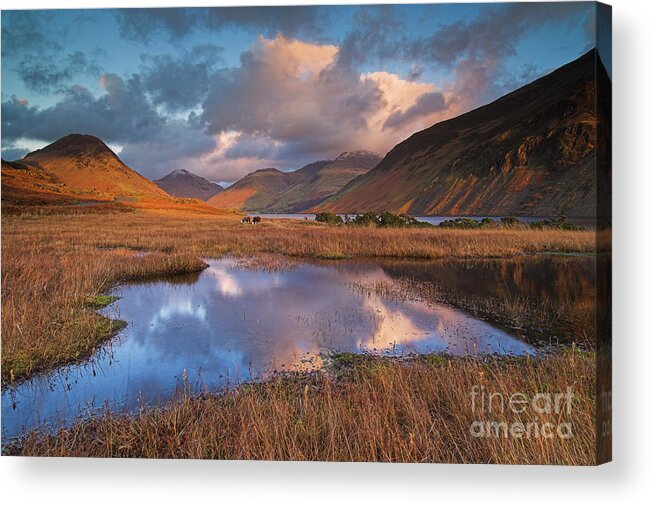 Wast Water Acrylic Print featuring the photograph Wast water, Lake District, Cumbria, England by Neale And Judith Clark