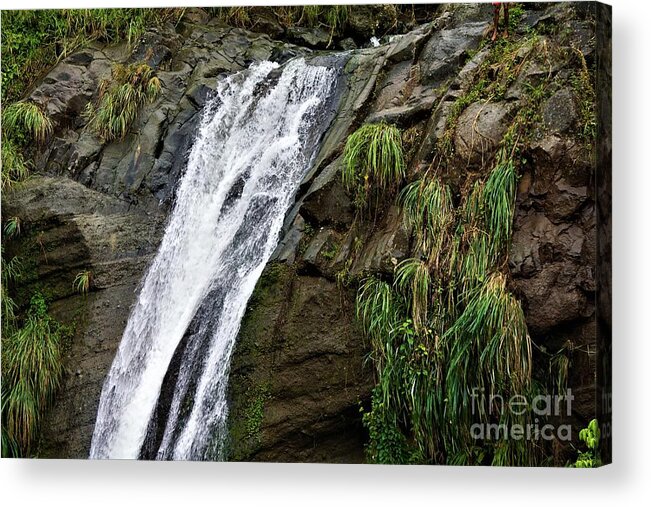 Water Acrylic Print featuring the photograph Water Fall Splash by Jimmy Clark