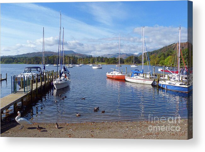 Waterhead Acrylic Print featuring the photograph Waterhead - Ambleside - English Lake District by Phil Banks