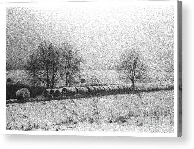 Winter Acrylic Print featuring the photograph WesternPAWinter01 by Mary Kobet