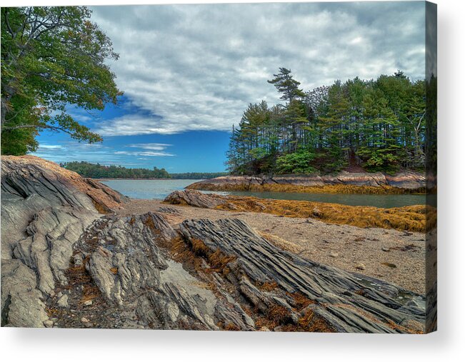 Wolfe Neck Woods State Park Acrylic Print featuring the photograph What a View by Penny Polakoff
