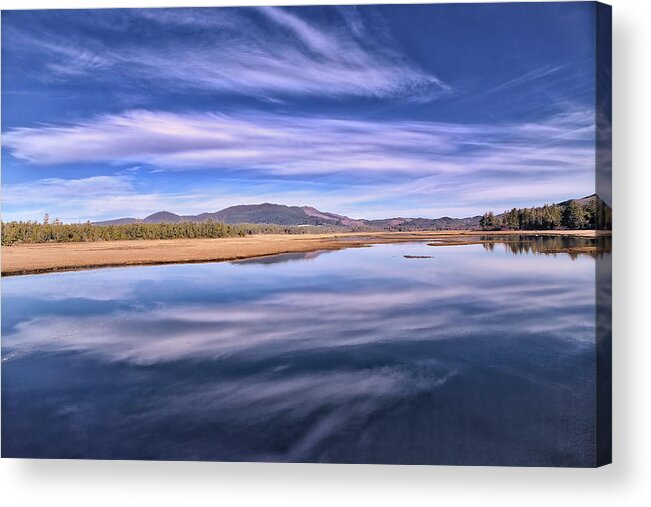 Reflection Acrylic Print featuring the photograph Whelen Estuary by Loyd Towe Photography