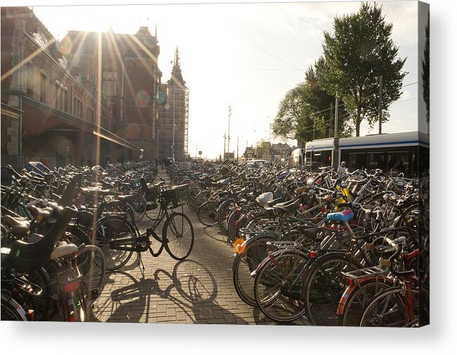 North Holland Acrylic Print featuring the photograph Where is my bike? by CRMacedonio