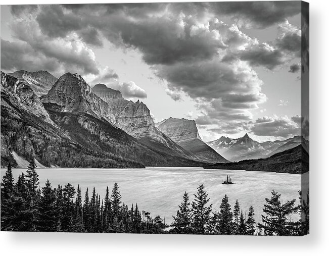 Black And White Acrylic Print featuring the photograph Wild Goose Island by Robert Miller