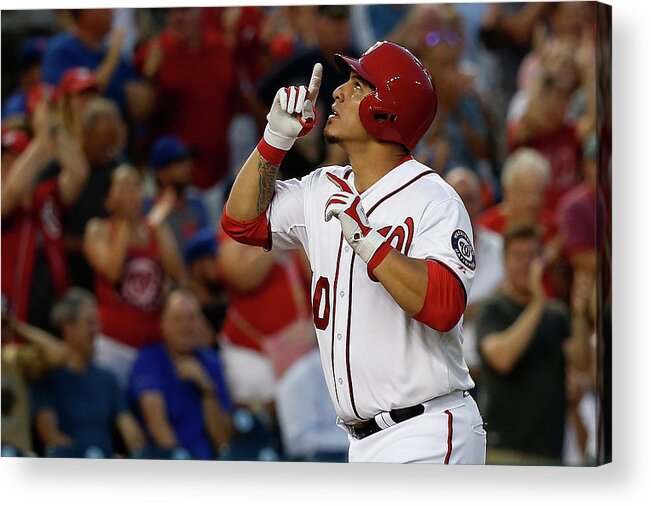 People Acrylic Print featuring the photograph Wilson Ramos by Rob Carr
