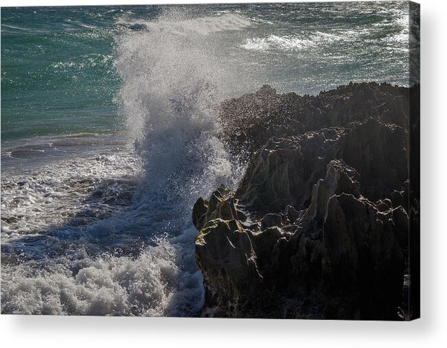 Windy Acrylic Print featuring the photograph Windy Day by Les Greenwood