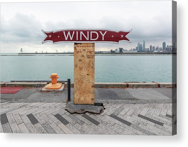 New Topographics Acrylic Print featuring the photograph Windy by Stuart Allen